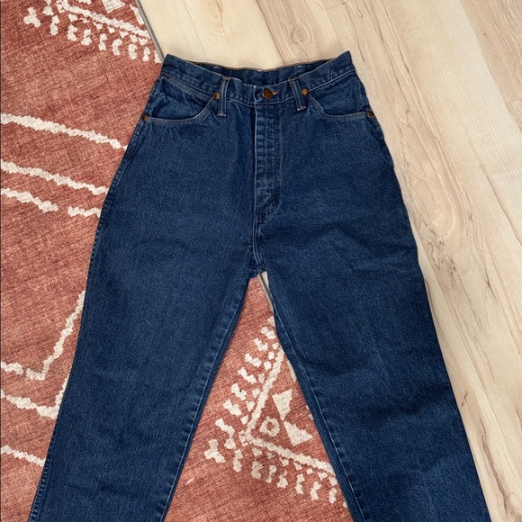 Vintage Wrangler 12MWZ High Rise Straight Leg Jeans Women’s 9/10 x 32 USA Made - Picture 5 of 8
